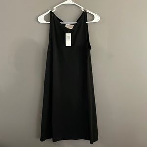 Philosophy Black Cotton Tank Top Dress